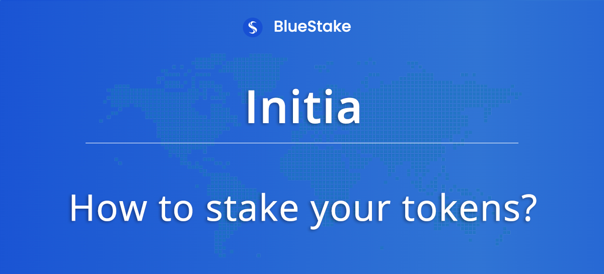 How to stake your tokens on Initia Testnet?